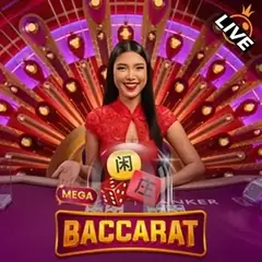 Mega Baccarat von Pragmatic Play Live bei Ninewin Casino